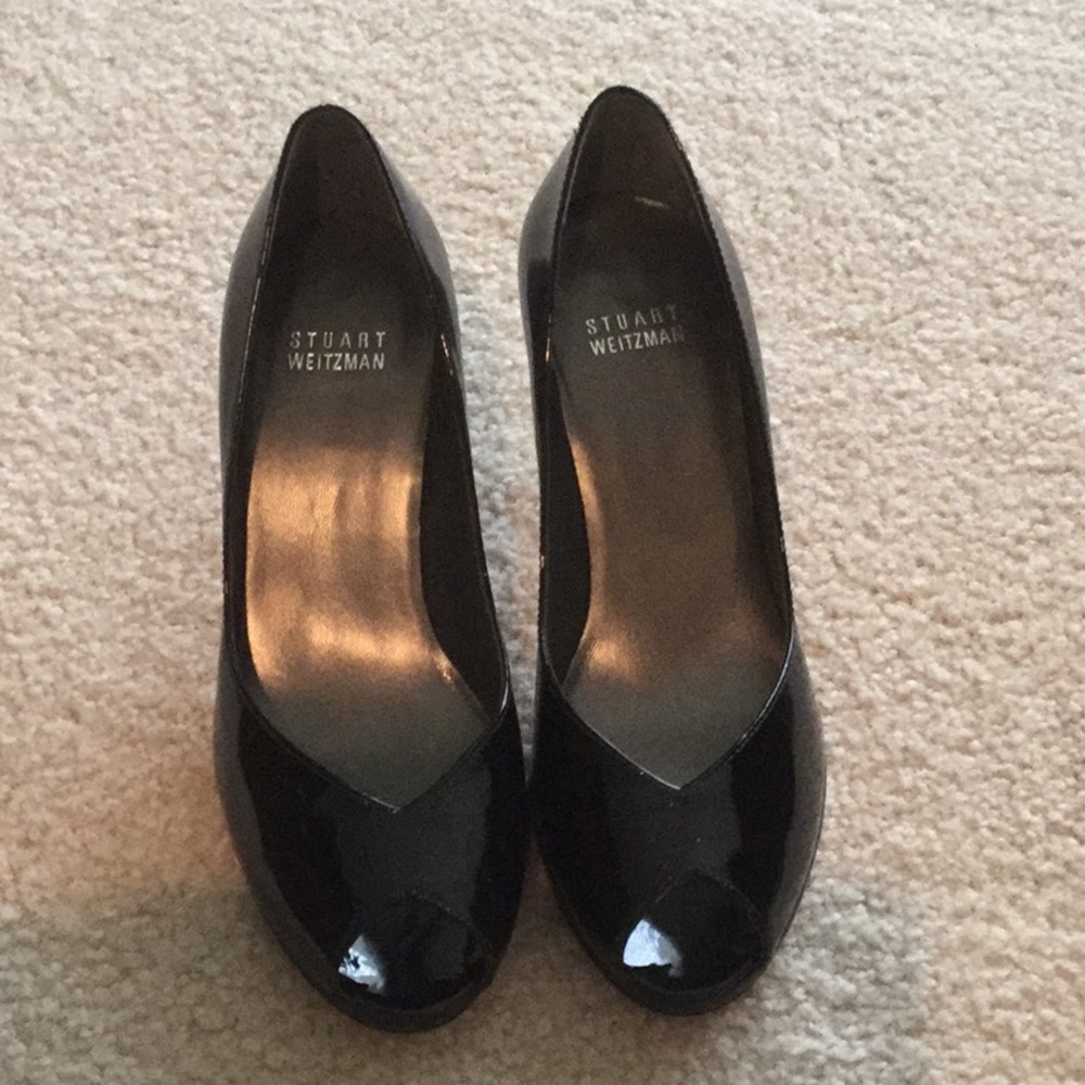 Stuart Weitzman peep toe shoes